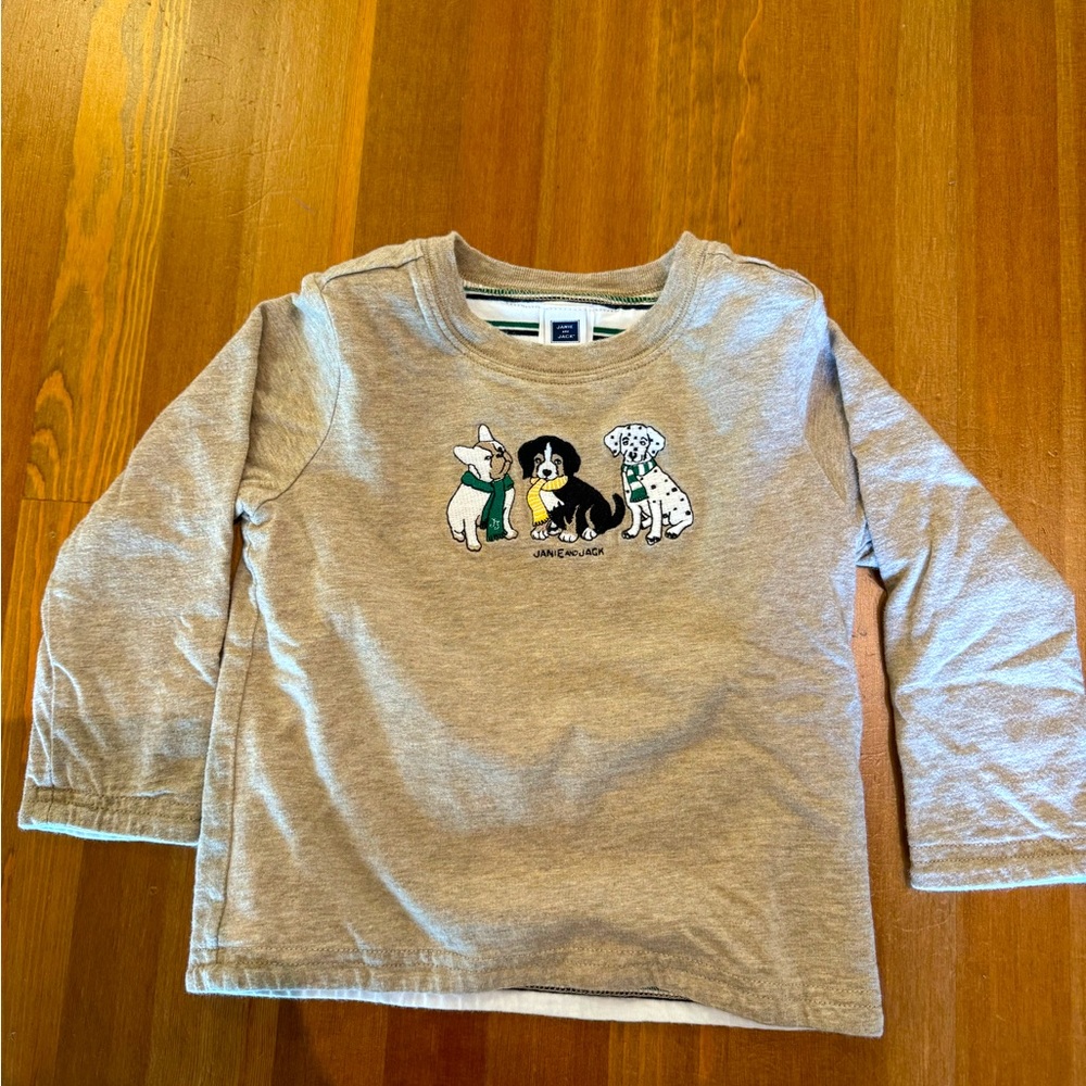 Janie and jack long sleeve baby 12-18 months